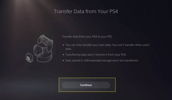 انتقال بازی از PS4 به PS5 از طریق شبکه